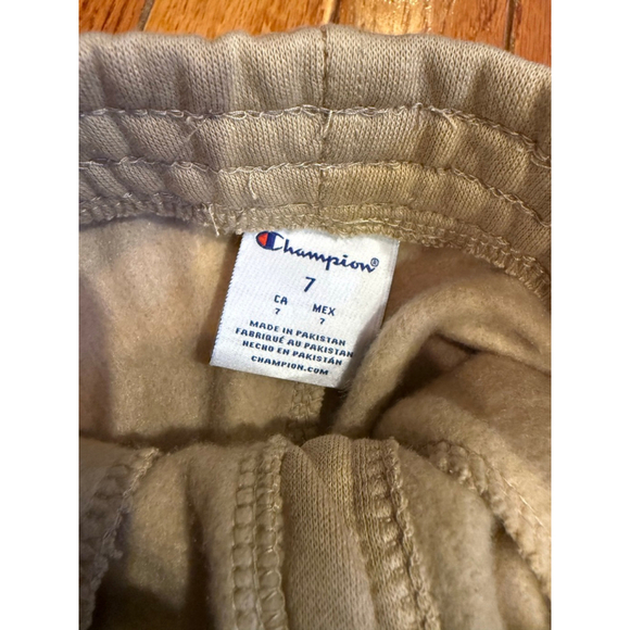 Boys Champion Beige Blue Sweatpants & Joggers Size 7 - Picture 6 of 6